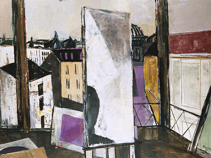 Stefan Plenkers, Stadt und Atelier, 1984