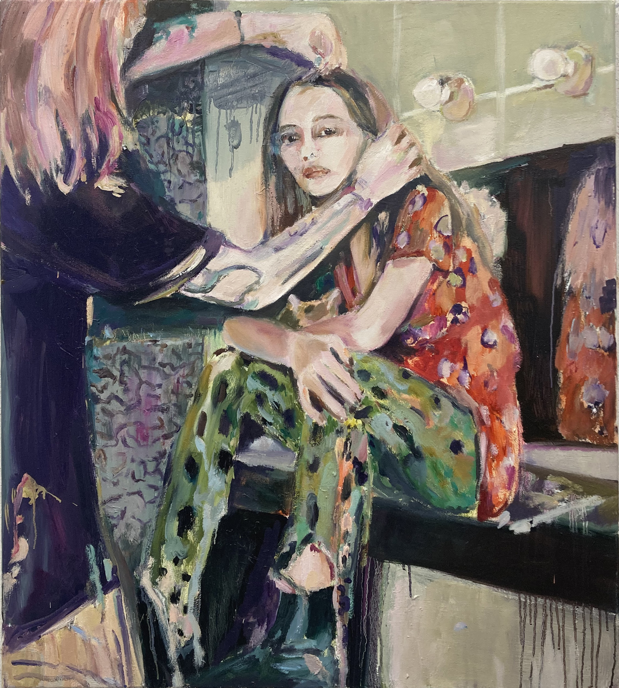 3. Sophia &Kate 2024 Öl Auf Lwd 130 X 100 Cm