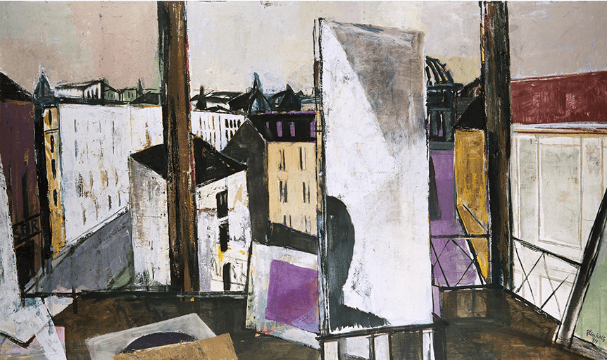 Stefan Plenkers, Stadt und Atelier, 1984