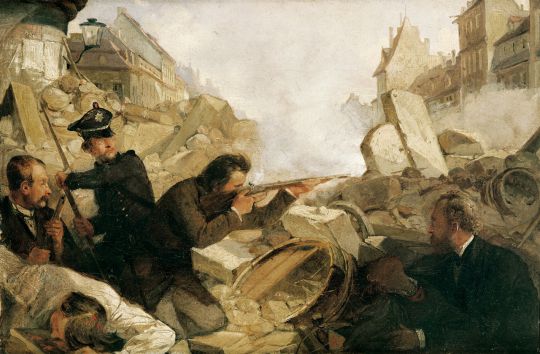 Barrikadenkampf im Mai 1849, 1849 